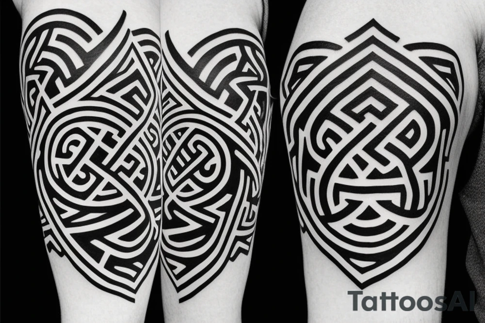 Tattoo for brother's inspired by nordic runes tattoo idea