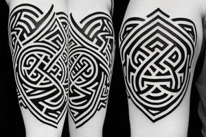 Tattoo for brother's inspired by nordic runes tattoo idea