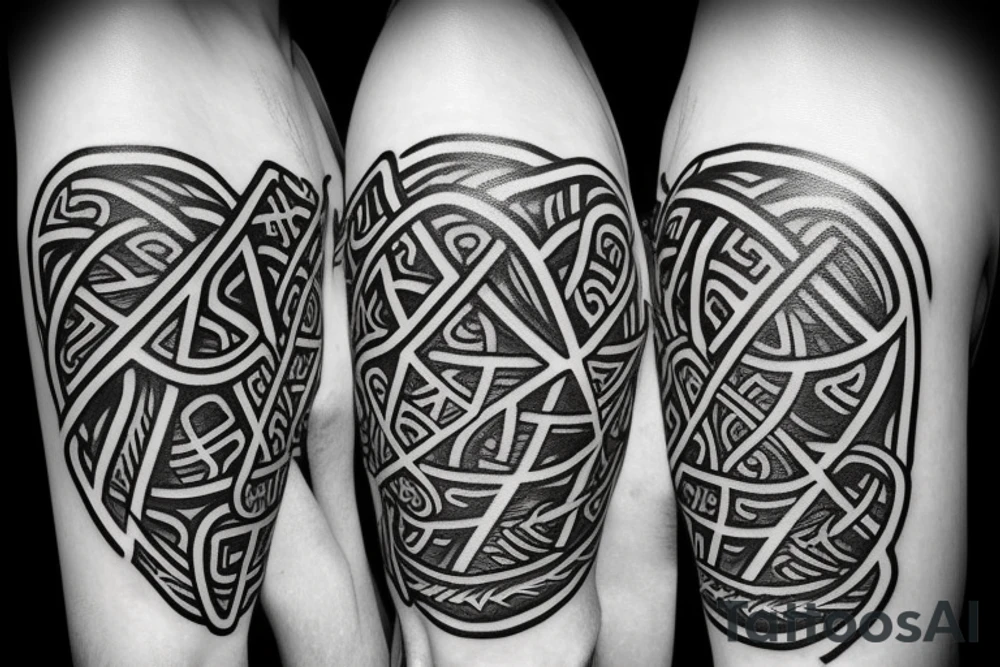 Tattoo for brother's inspired by nordic runes tattoo idea