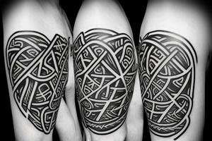 Tattoo for brother's inspired by nordic runes tattoo idea