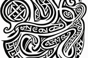 Tattoo for brother's inspired by nordic runes tattoo idea