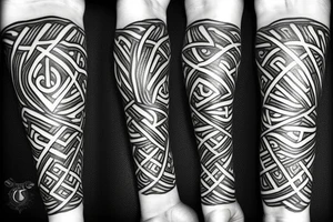Tattoo for brother's inspired by nordic runes tattoo idea