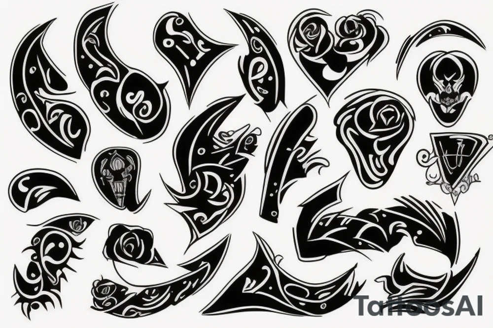 black tattoo idea