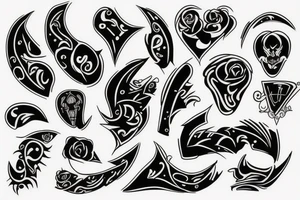 black tattoo idea