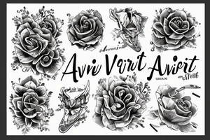Write Avenir tattoo idea