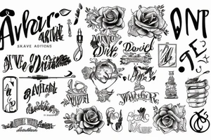 Write Avenir tattoo idea