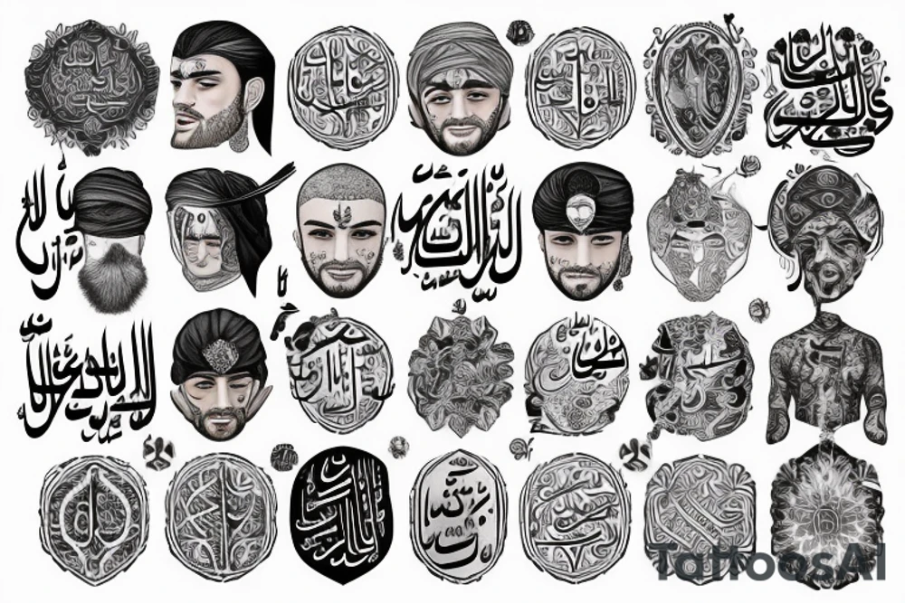 ʿAlī ibn al-Ḥusayn Zayn al-ʿĀbidīn tattoo idea