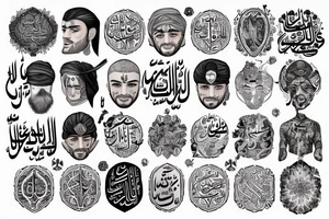 ʿAlī ibn al-Ḥusayn Zayn al-ʿĀbidīn tattoo idea