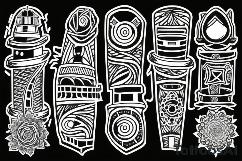 Lighthouse tattoo idea