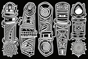 Lighthouse tattoo idea