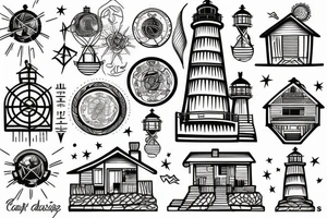 Lighthouse tattoo idea