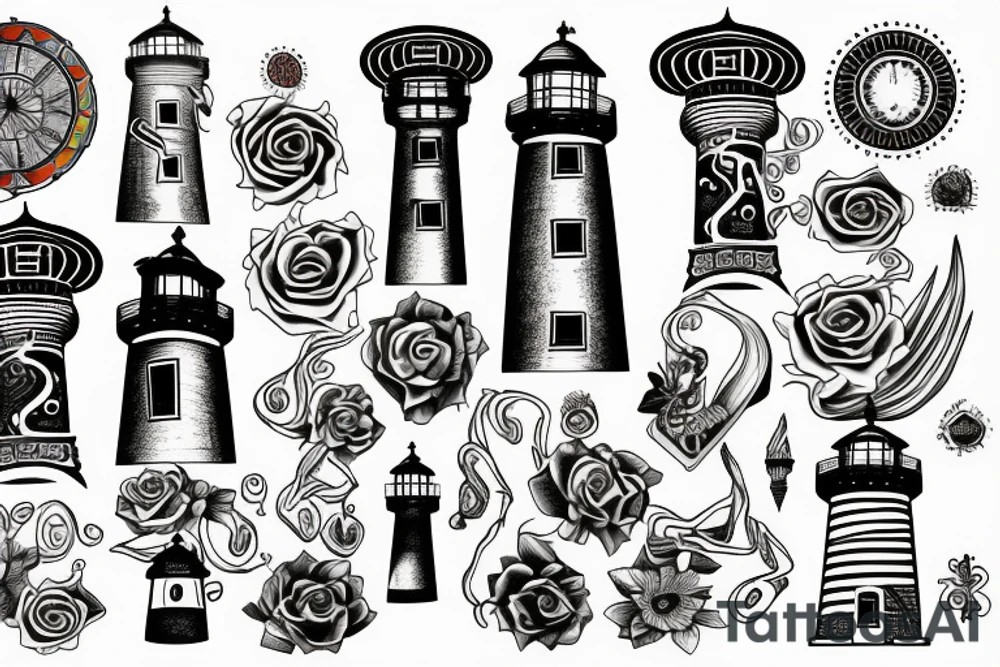 Lighthouse tattoo idea
