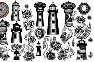 Lighthouse tattoo idea