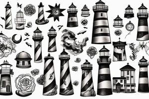 Lighthouse tattoo idea