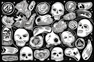 Trust no one tattoo idea