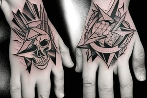 Metal dark evil hand tattoo tattoo idea