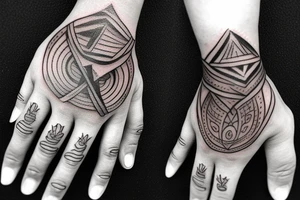 Metal dark evil hand tattoo tattoo idea