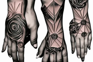 Metal dark evil hand tattoo tattoo idea