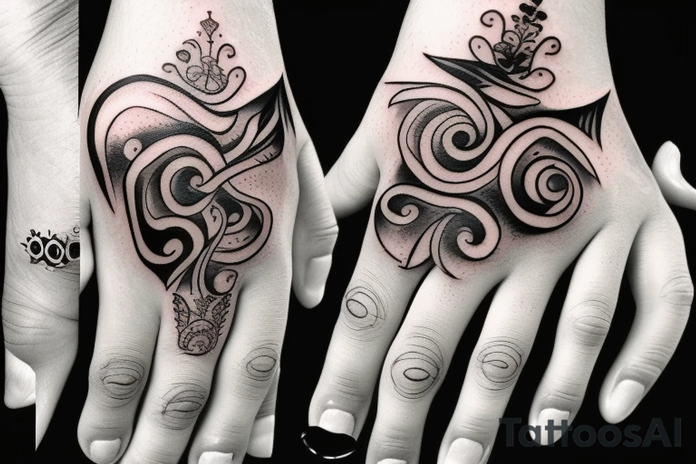 Metal dark evil hand tattoo tattoo idea