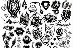 small friendship tattoo tattoo idea