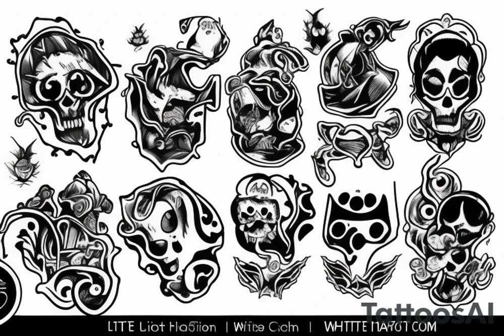 little ghost tattoo idea