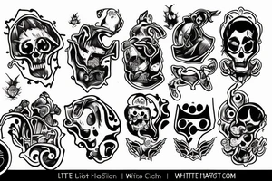 little ghost tattoo idea
