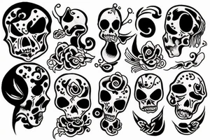little ghost tattoo idea