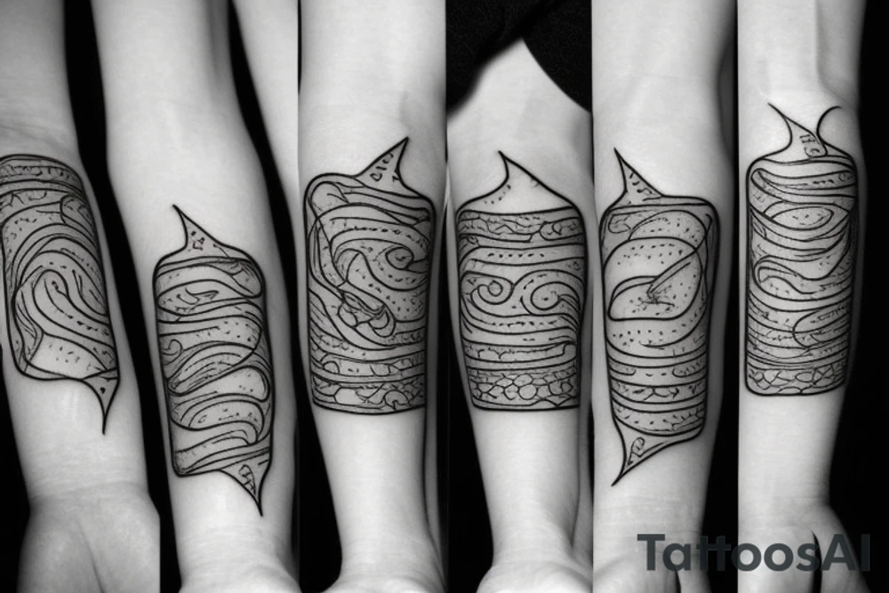 little ghost tattoo idea
