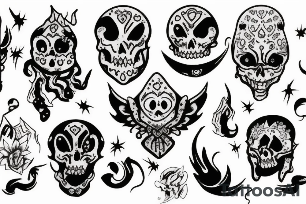 little ghost tattoo idea
