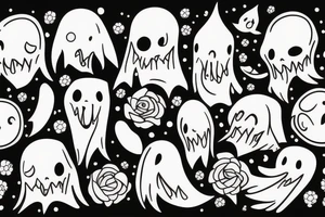 little ghost tattoo idea