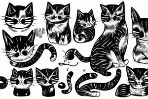 In cattus veritas
Cat tattoo idea