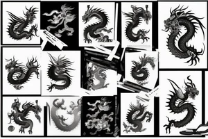chinese dragon tattoo idea