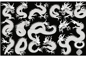 chinese dragon tattoo idea