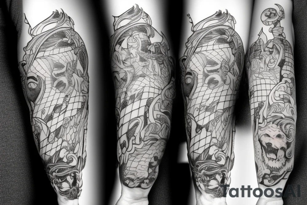 Atlas and cerberus tattoo idea
