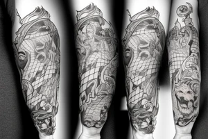 Atlas and cerberus tattoo idea