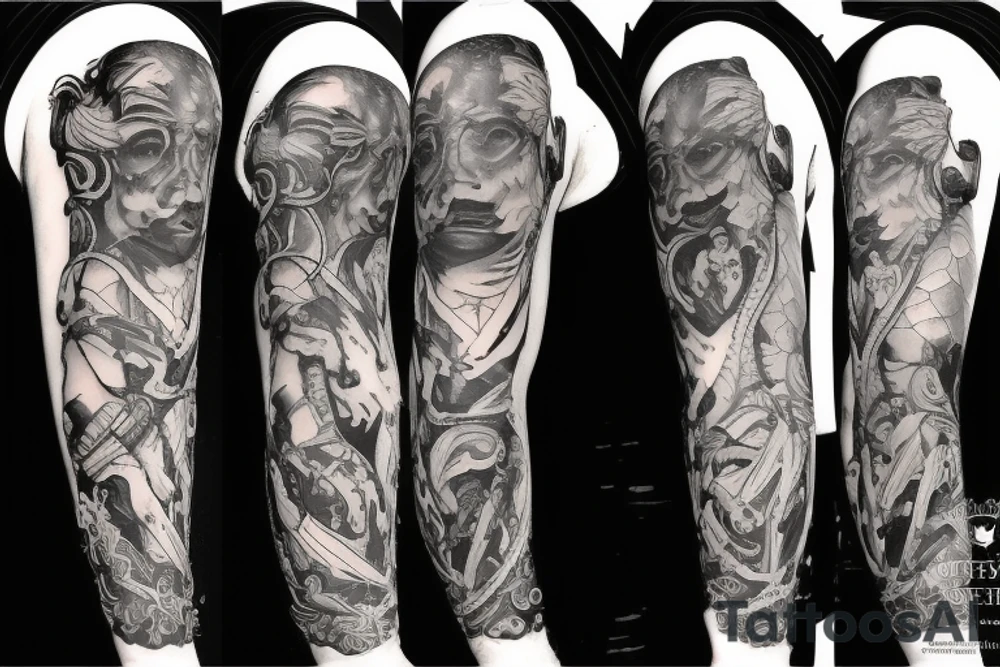 Atlas and cerberus tattoo idea