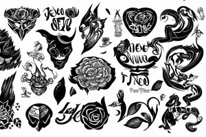 Name “TEO” tattoo idea