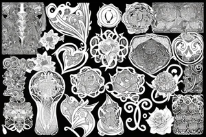 Filigree tattoo idea