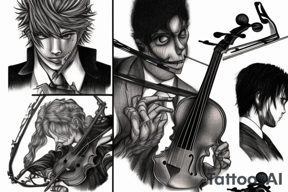 Violin tattoo idea