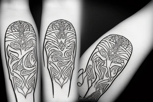 Arm Band nordic tattoo idea