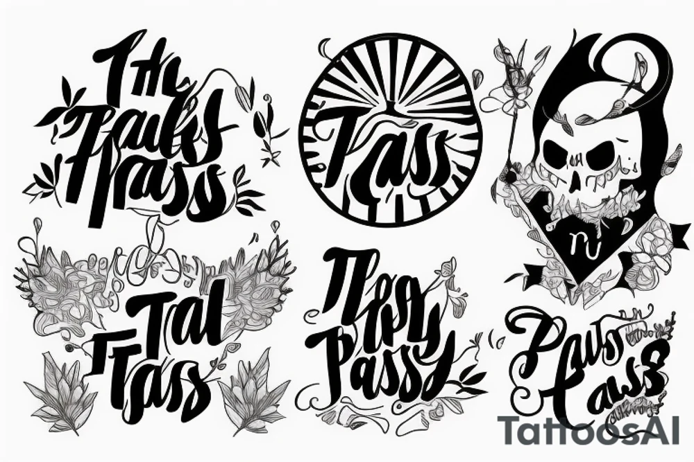 "this too shall pass" tattoo idea