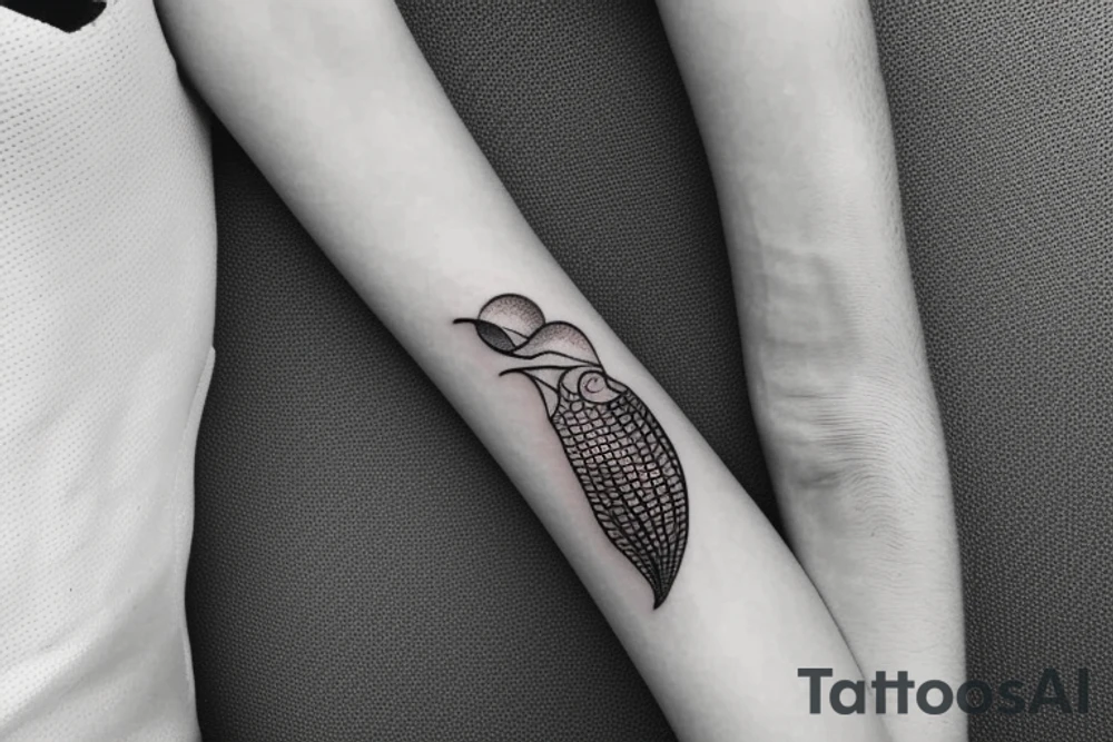 mermaid bracelet tattoo idea