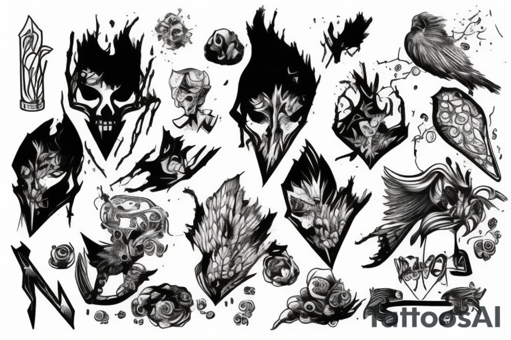 Rebirth of hero after betrayal leading to death tattoo idea