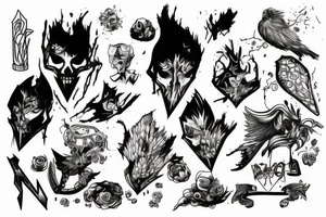 Rebirth of hero after betrayal leading to death tattoo idea