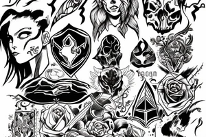 Rebirth of hero after betrayal leading to death tattoo idea