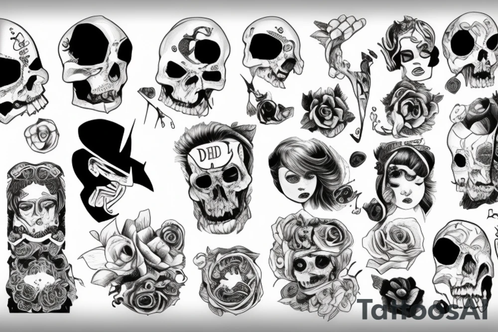 You died in my eyes tattoo idea