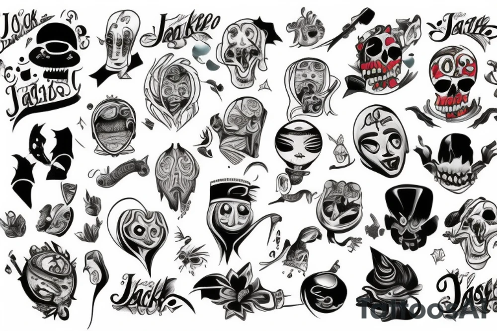 Jack esqueleto tattoo idea