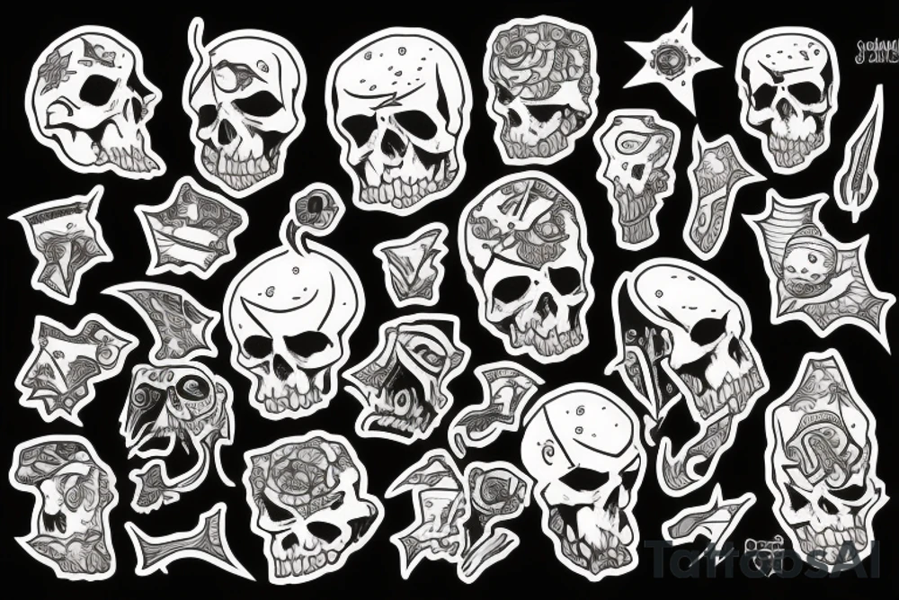 Jack Skellignton tattoo idea