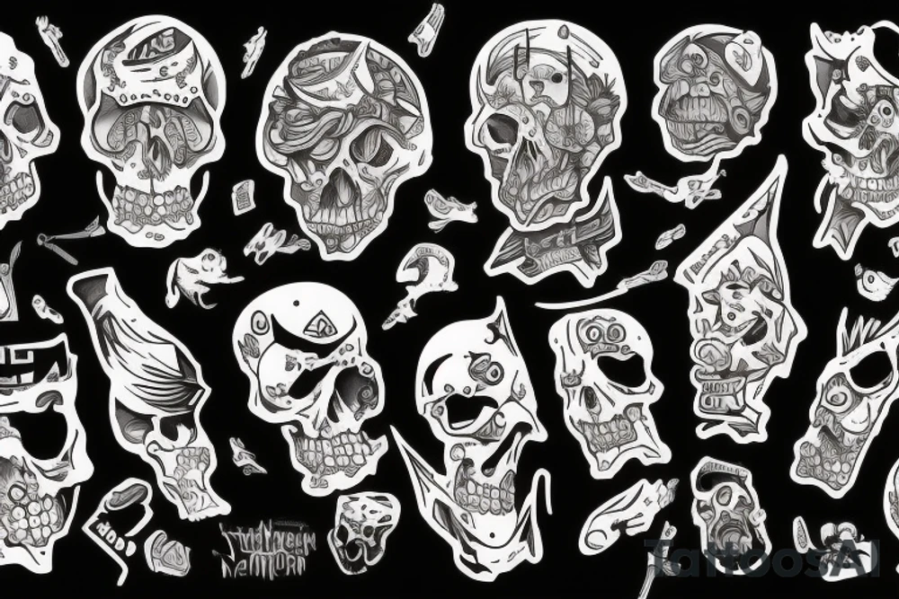 Jack Skellignton tattoo idea