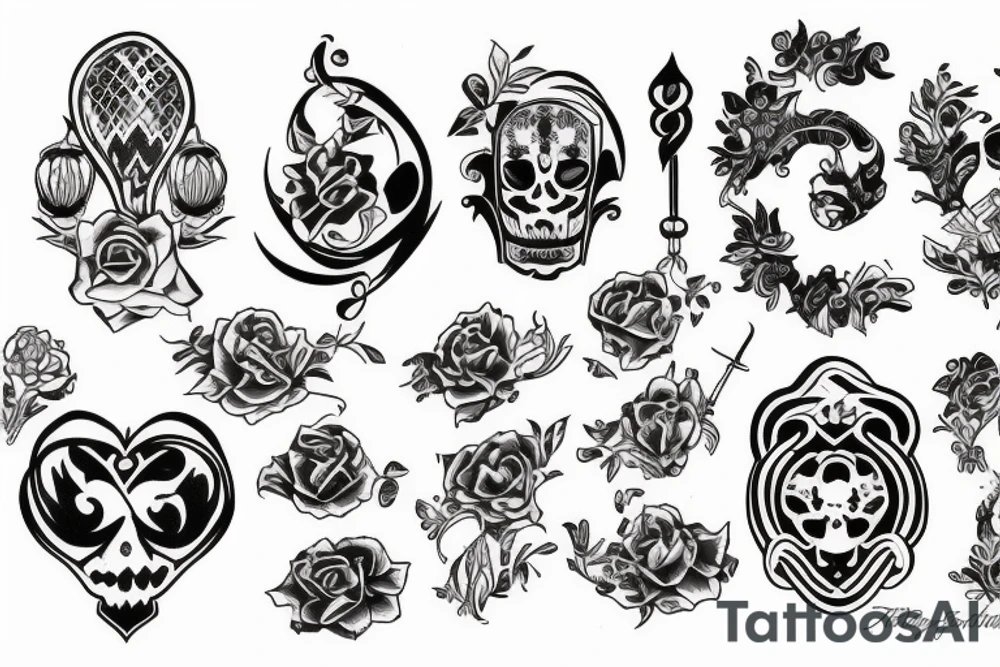 Family of 7 tattoo idea